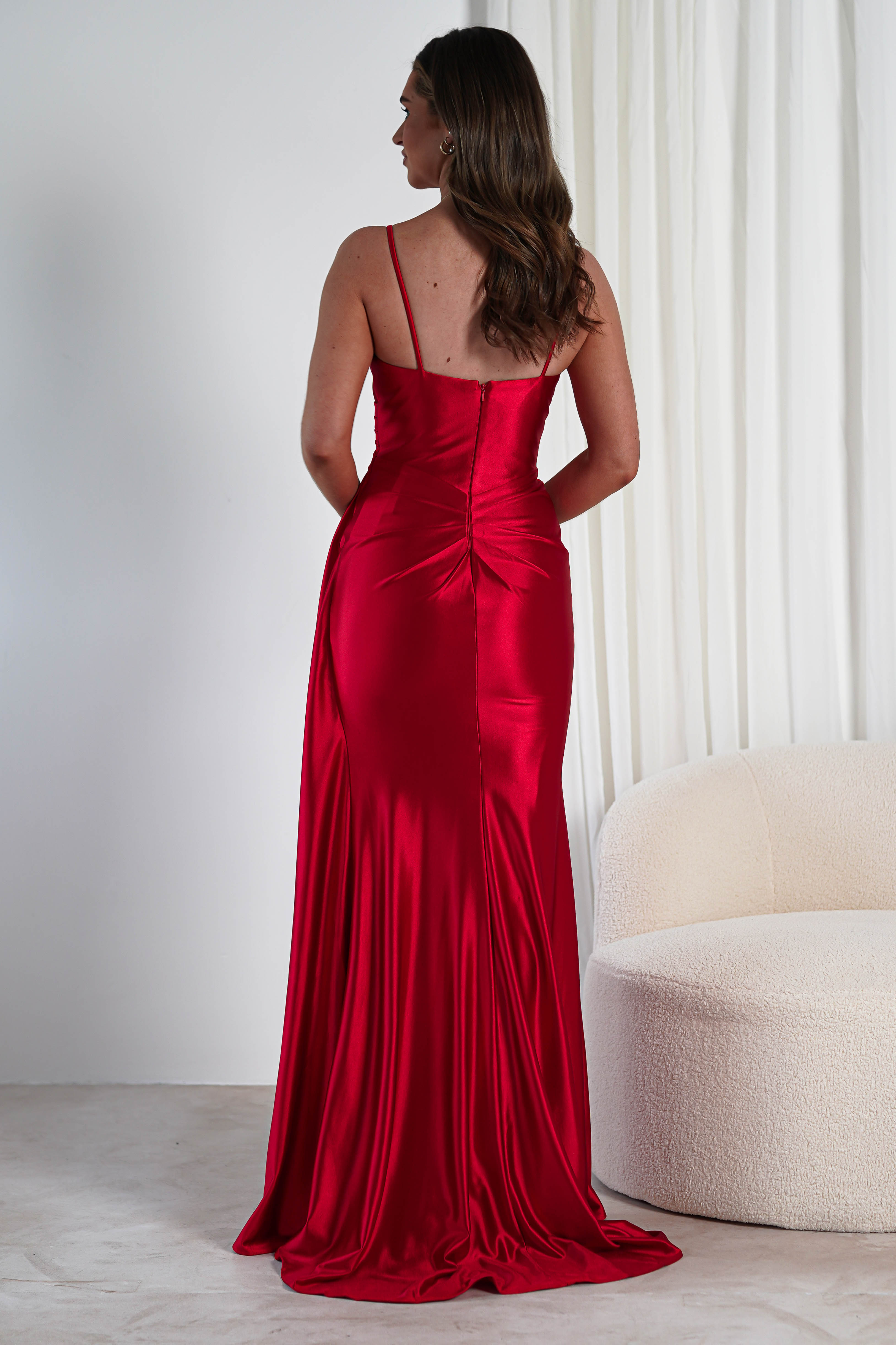 Ashleigh Bodycon Gown | Red