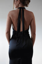 Kartia Halterneck Maxi Gown | Black | Debs & Prom | Formal Gown | Oh Hello Clothing