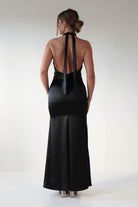 Kartia Halterneck Maxi Gown | Black | Debs & Prom | Formal Gown | Oh Hello Clothing