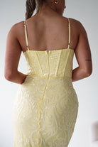 Oh Hello Clothing Women > Clothing > Dresses 1*DONE -LOVESOME- CD30508-YELLOW SEQUIN GOWN