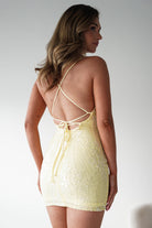 Oh Hello Clothing Women > Clothing > Dresses 1*DONE - LOVESOME-CD30663-YELLOW MINI DRESS (Copy)