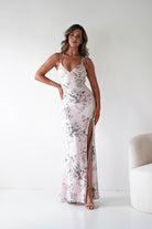 Oh Hello Clothing Women > Clothing > Dresses 1*DONE - LOVESOME-CD30948-BLUSH SEQUIN GOWN