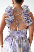 Oh Hello Clothing Women > Clothing > Dresses 1*DONE - MANIJU-MF25105-Floral  Maxi Dress with Ruffle Detail