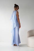 Oh Hello Clothing Women > Clothing > Dresses 1*DONE - MANIJU- MM26017-Strapless dress with a removable sheer chiffon scarf