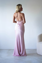 Elsa Matte Satin Maxi Gown | Blush Pink | Debs & Prom | Formal Gown | Oh Hello Clothing