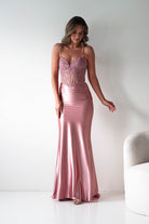 Oh Hello Clothing Dresses > Prom Dresses 1*DONE- Raya Embellished Corset Gown | NEW COLOUR- PINK SAMPLE (Copy)