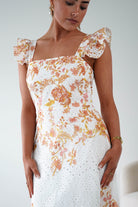Oh Hello Clothing Women > Clothing > Dresses 1*DONE -S18801-ORLA BRODERIE ANGLAise FLORAL DRESS