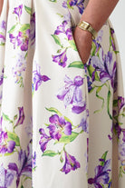 Oh Hello Clothing Women > Clothing > Dresses 1*DONE -S18893- DANNI STRAPLESS MIDI DRESS FLROAL -YELLOW (Copy)