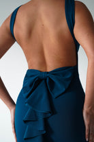 Oh Hello Clothing Women > Clothing > Dresses 1*DONE- Samantha Bow Detail Maxi Dress |TEAL