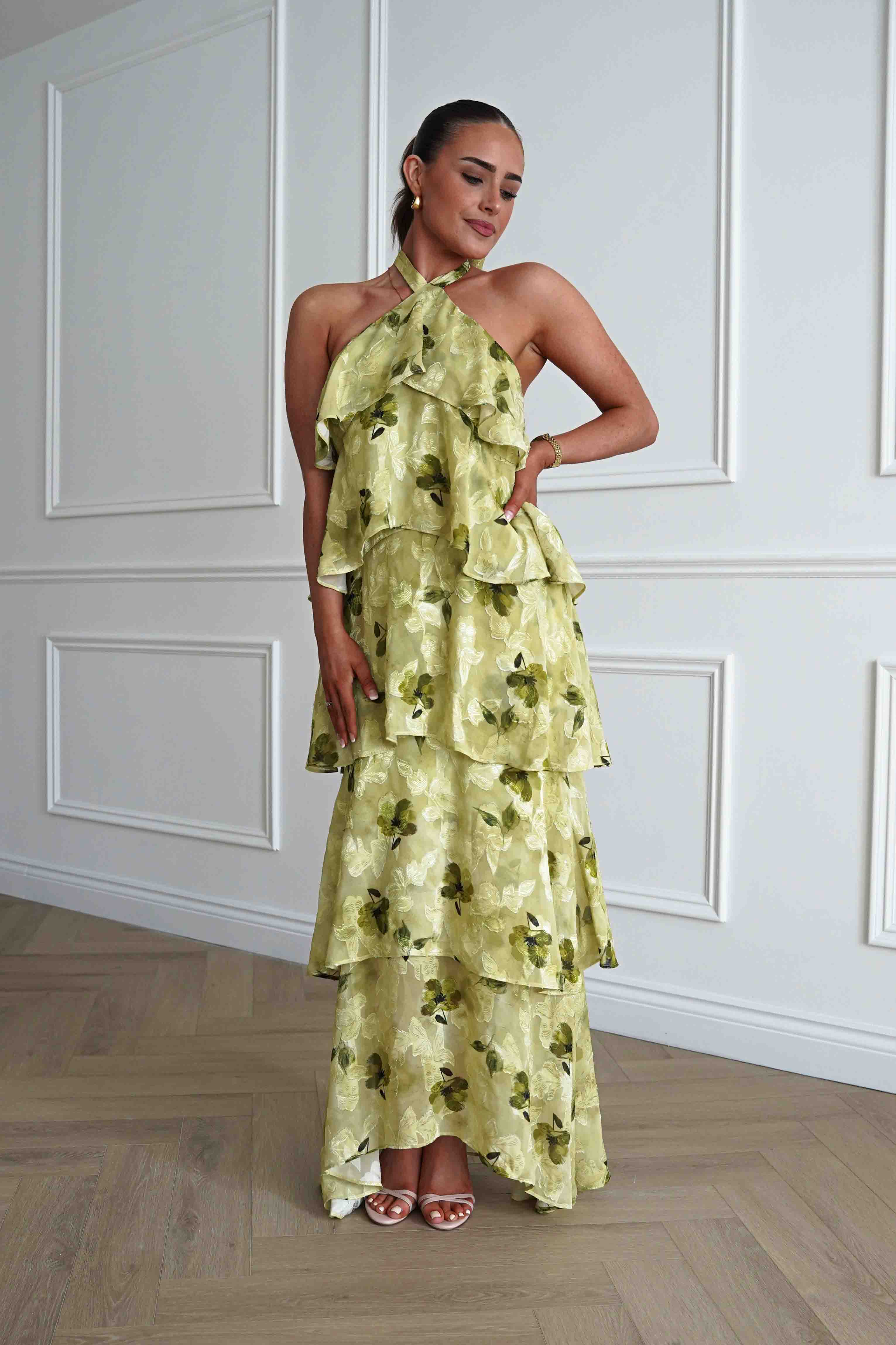 Oh Hello Clothing Women > Clothing > Dresses 1*DONE- SAMPLE GREEN DRESS