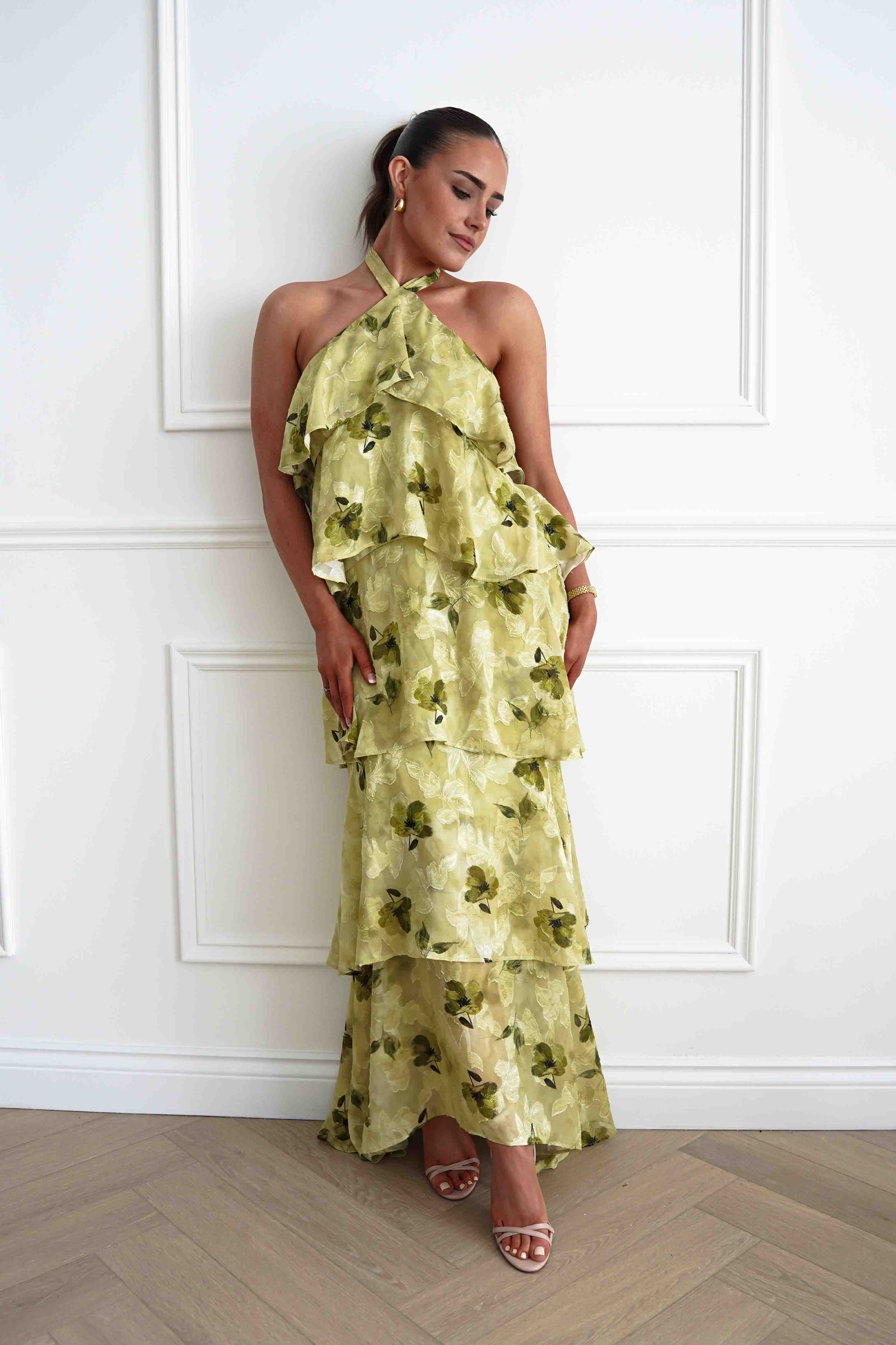 Oh Hello Clothing Women > Clothing > Dresses 1*DONE- SAMPLE GREEN DRESS