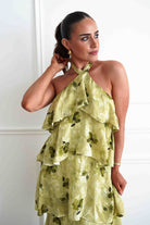 Oh Hello Clothing Women > Clothing > Dresses 1*DONE- SAMPLE GREEN DRESS