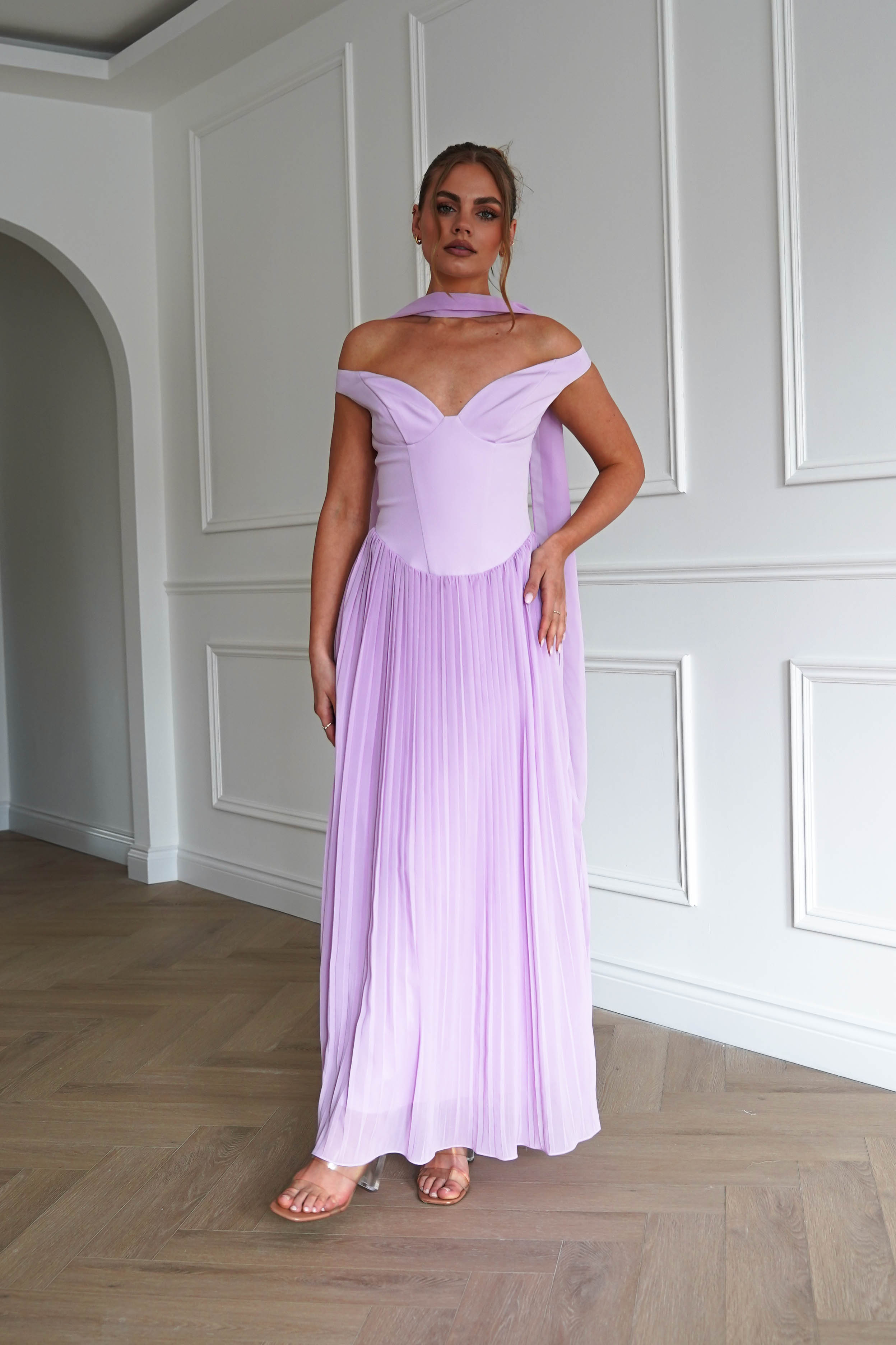 Oh Hello Clothing Women > Clothing > Dresses 1* DONE- SAMPLE LILAC DRESS-