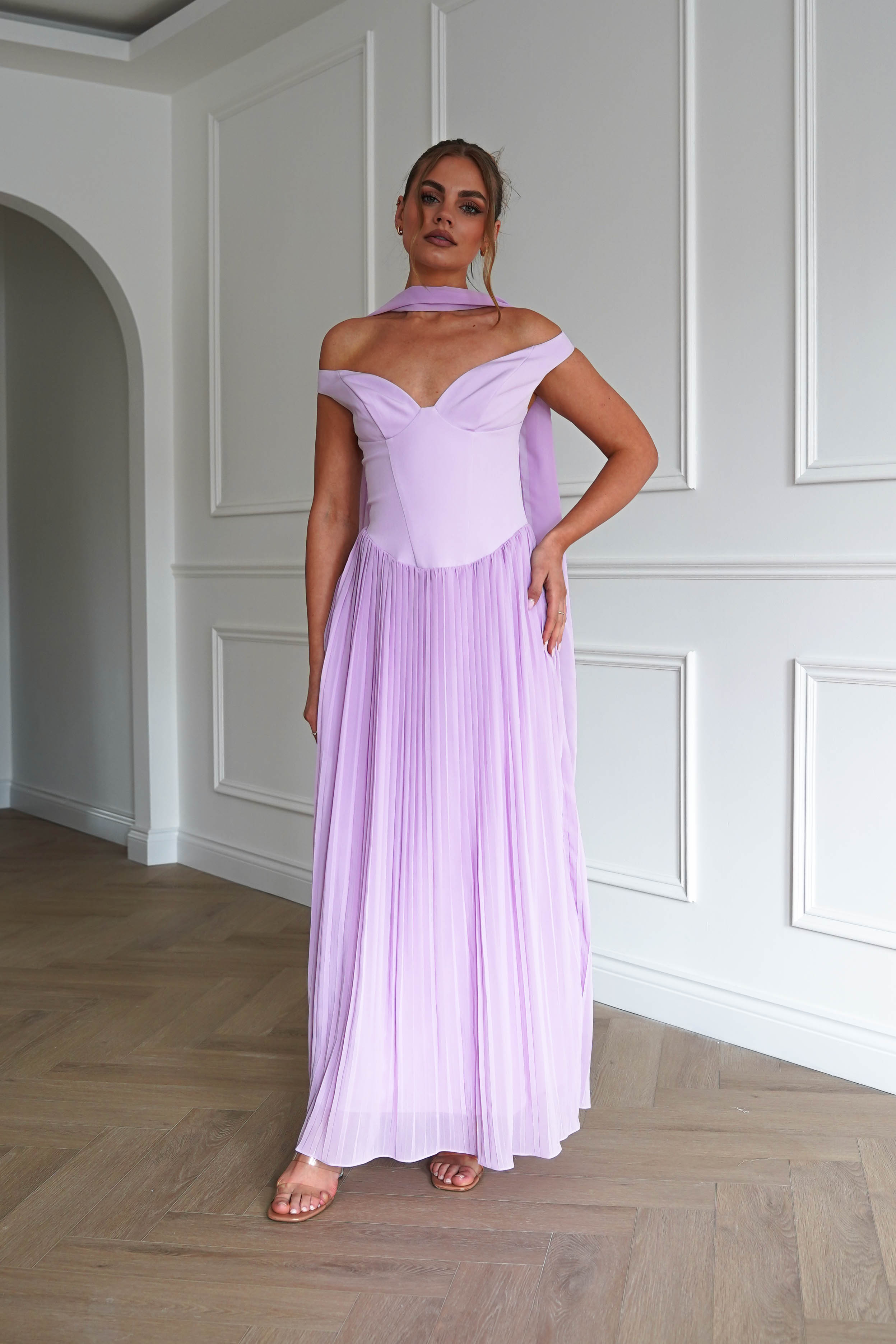 Oh Hello Clothing Women > Clothing > Dresses 1* DONE- SAMPLE LILAC DRESS-