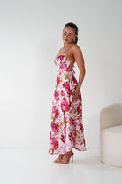 Oh Hello Clothing Women > Clothing > Dresses 1*DONE -SASHA-64272b14- Pink floral print midi dress ( had this print before )