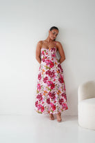 Oh Hello Clothing Women > Clothing > Dresses 1*DONE -SASHA-64272b14- Pink floral print midi dress ( had this print before )