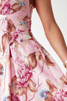 Oh Hello Clothing Women > Clothing > Dresses 1*DONE -SASHA- 64704v24- Pink Floral Midi Dress