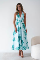 Oh Hello Clothing Women > Clothing > Dresses 1*DONE-sasha-64784d01-mint halter neck dress (Copy)
