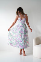 Oh Hello Clothing Women > Clothing > Dresses 1*DONE -SASHA-64872J-Lavender Floral Lace dress