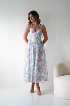 Oh Hello Clothing Women > Clothing > Dresses 1*DONE -SASHA-64872J-Lavender Floral Lace dress