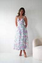 Oh Hello Clothing Women > Clothing > Dresses 1*DONE -SASHA-64872J-Lavender Floral Lace dress