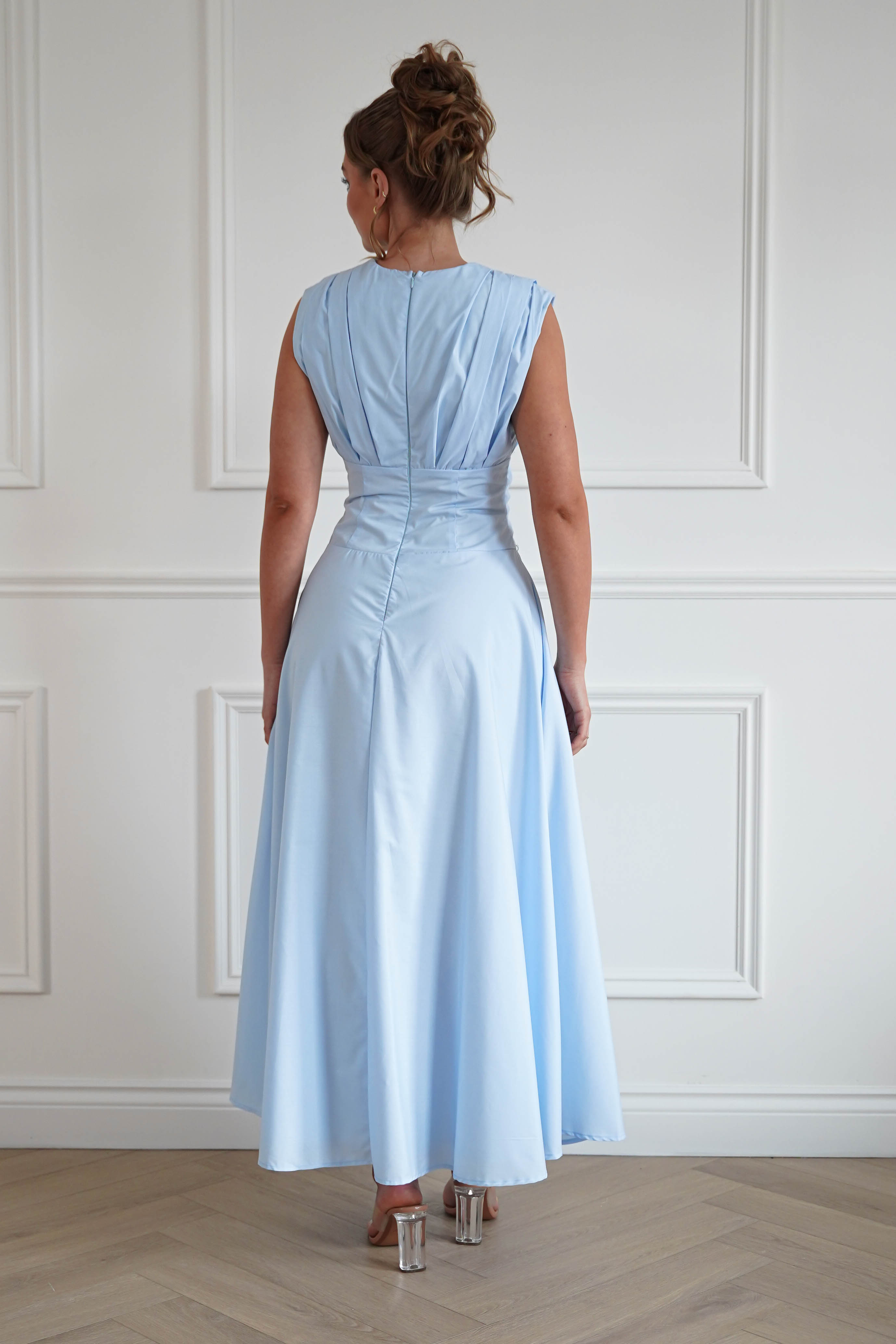 Oh Hello Clothing Women > Clothing > Dresses 1*DONE-SASHA-650979-BABYBLUE DRESS