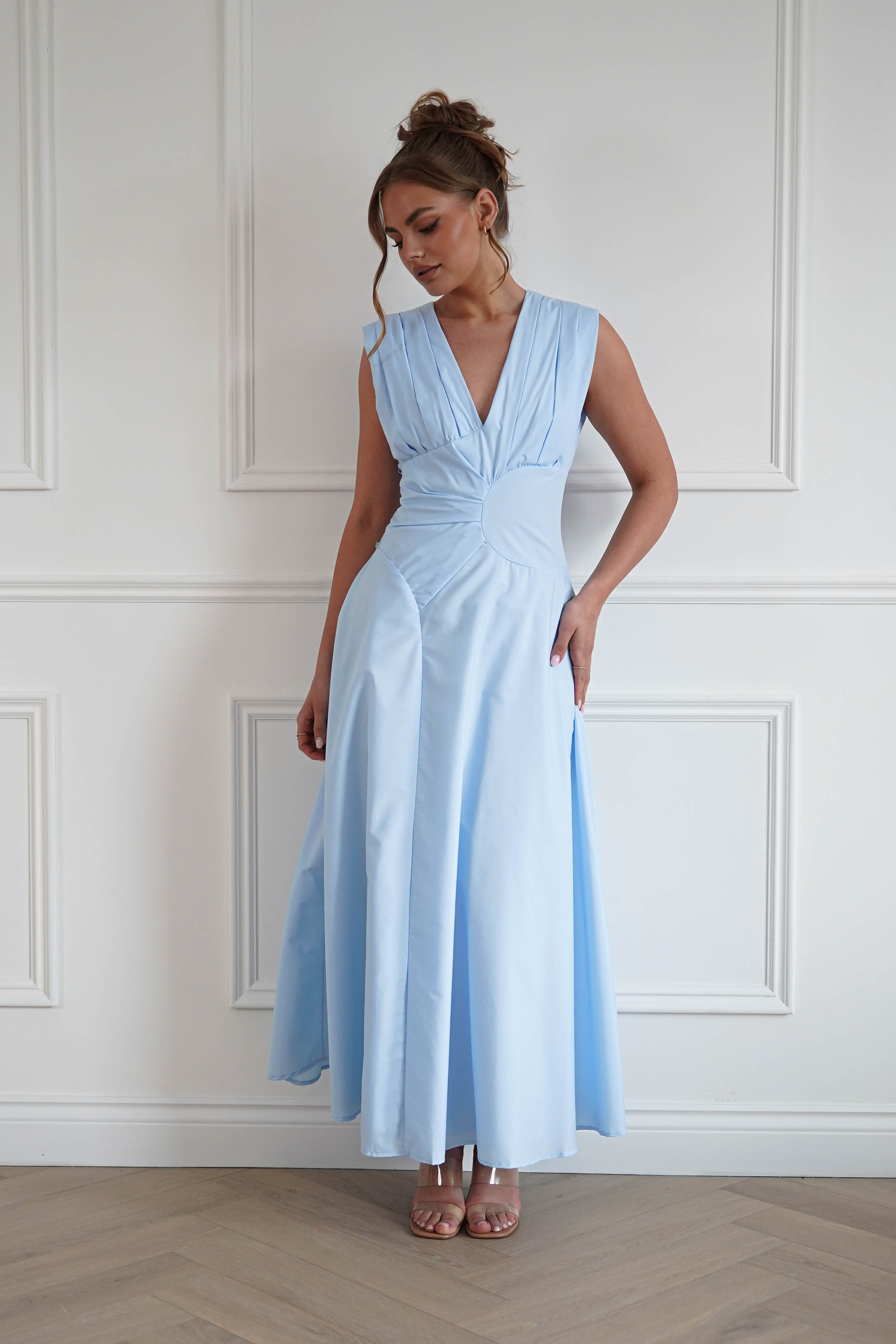 Oh Hello Clothing Women > Clothing > Dresses 1*DONE-SASHA-650979-BABYBLUE DRESS