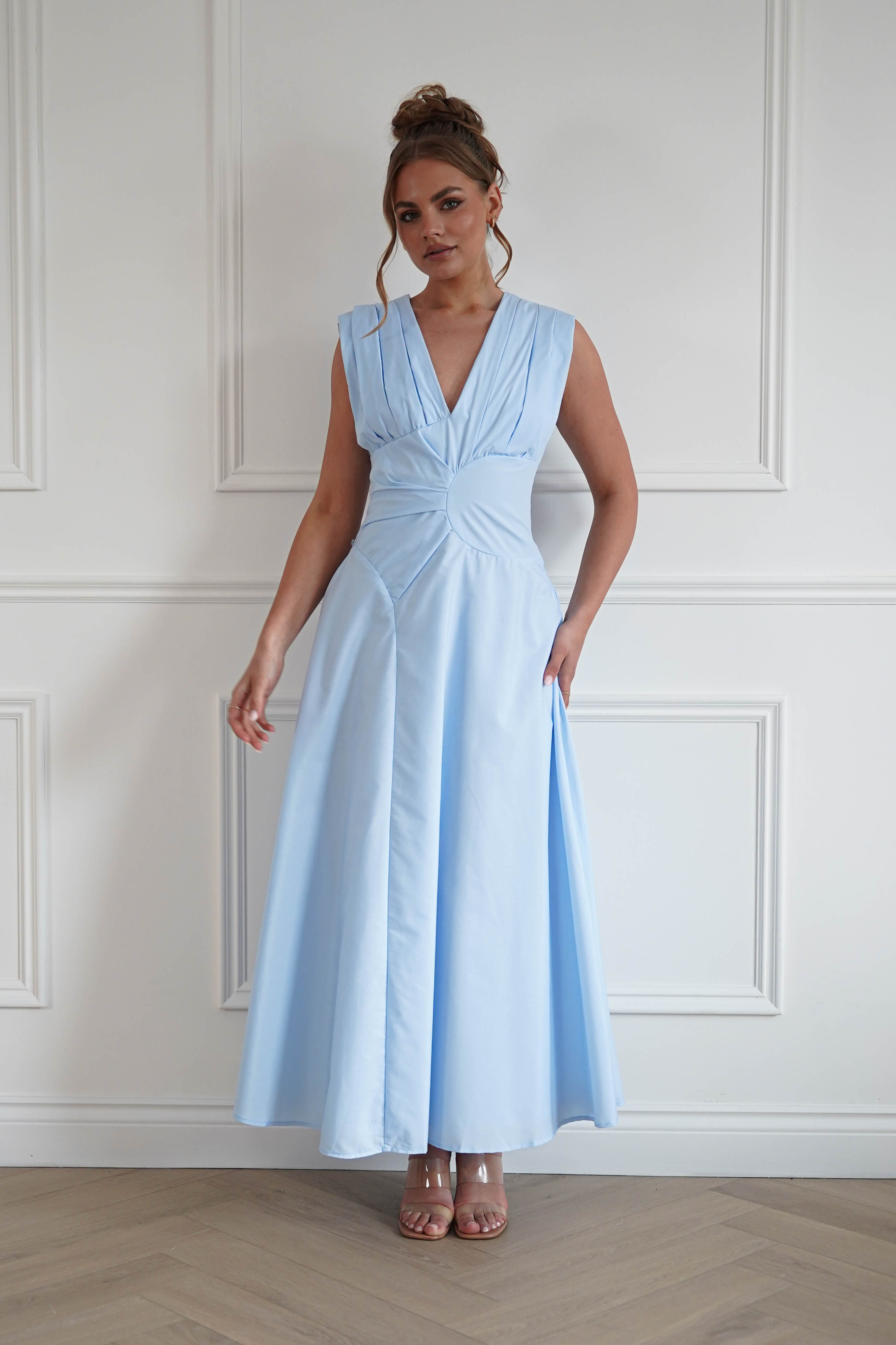 Oh Hello Clothing Women > Clothing > Dresses 1*DONE-SASHA-650979-BABYBLUE DRESS