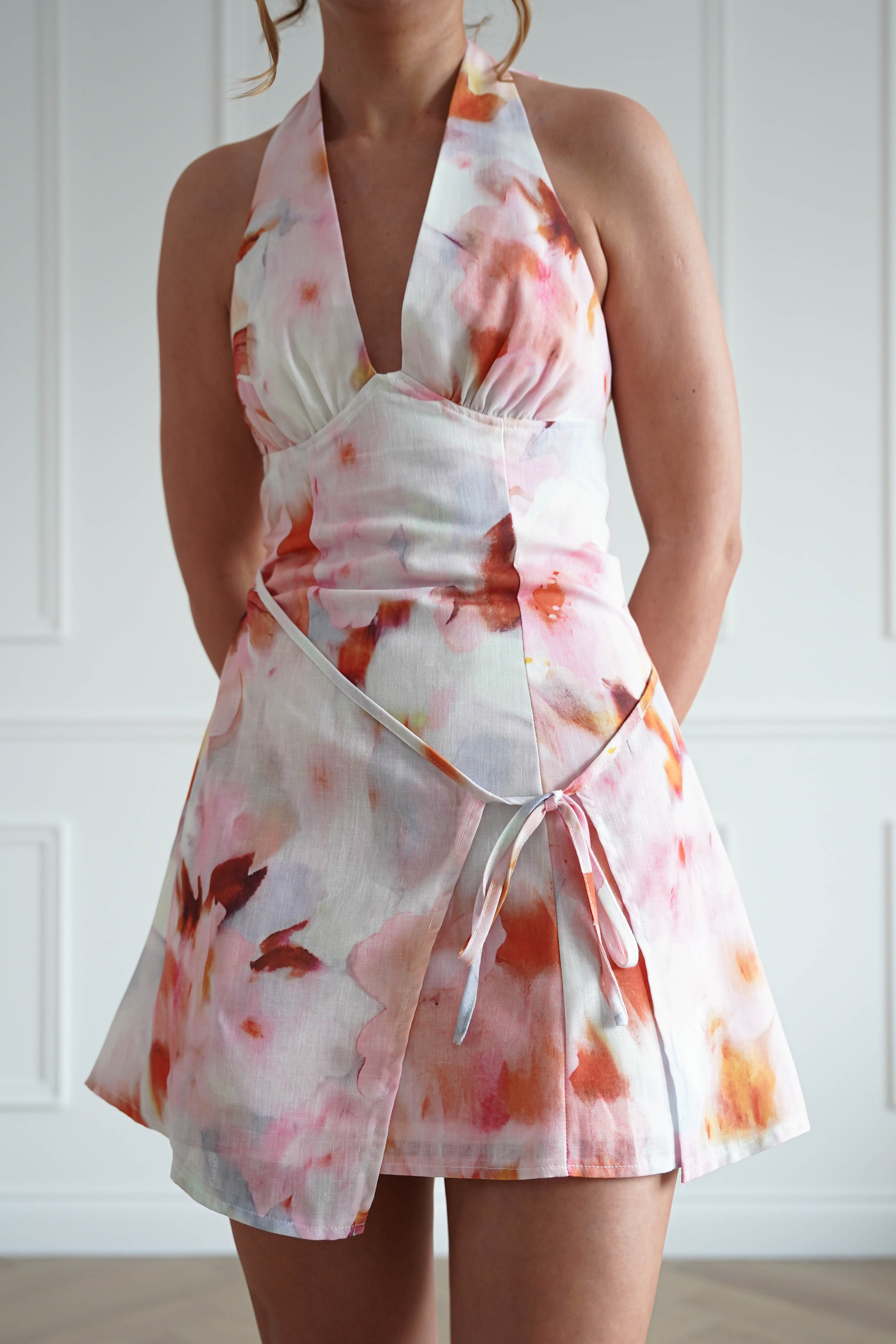 Oh Hello Clothing Dresses > Prom Dresses 1*DONE-SASHA- 65103J- PINK MINI DRESS