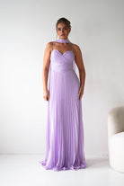 Oh Hello Clothing Women > Clothing > Dresses 1*DONE- Sonia Pleated Scarf detail Maxi Dress | New colour- Lavender