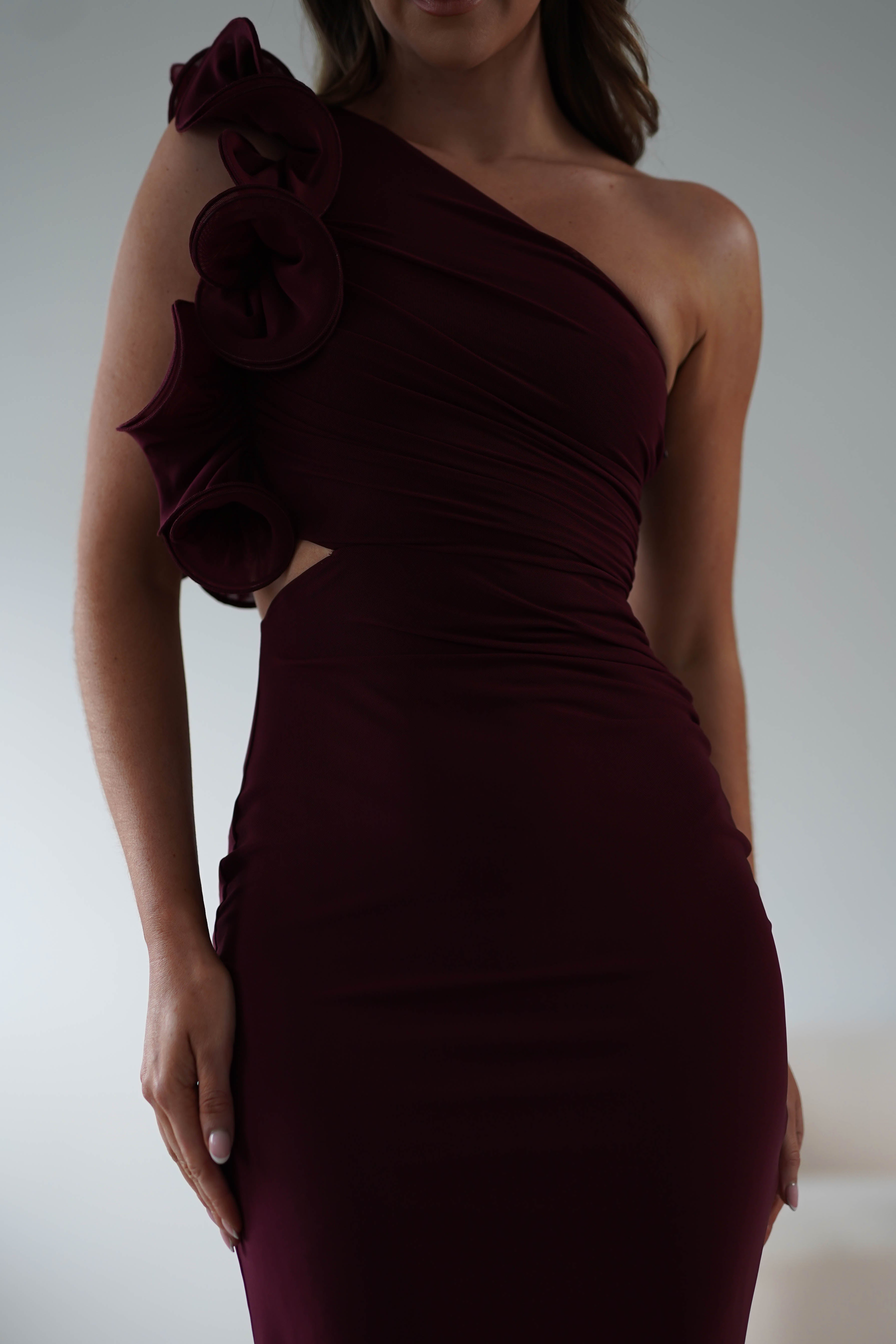 Sydney Bodycon Maxi Dress | Wine