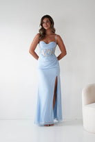 Oh Hello Clothing Dresses > Prom Dresses 1*DONE-T722- NEW GOWN in blue with beaded detail