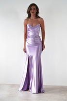 Venice Strapless Bodycon Gown | Lilac | Debs & Prom | Formal Gown | Oh Hello Clothing