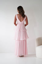 Oh Hello Clothing Women > Clothing > Dresses 1*DONE-Vina Tiered Pleated Layered Maxi Dress | New colour Pink