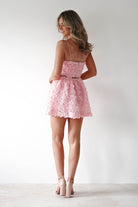 Lydia Pink Floral-Appliqué Top & Skirt Set | Oh Hello Clothing