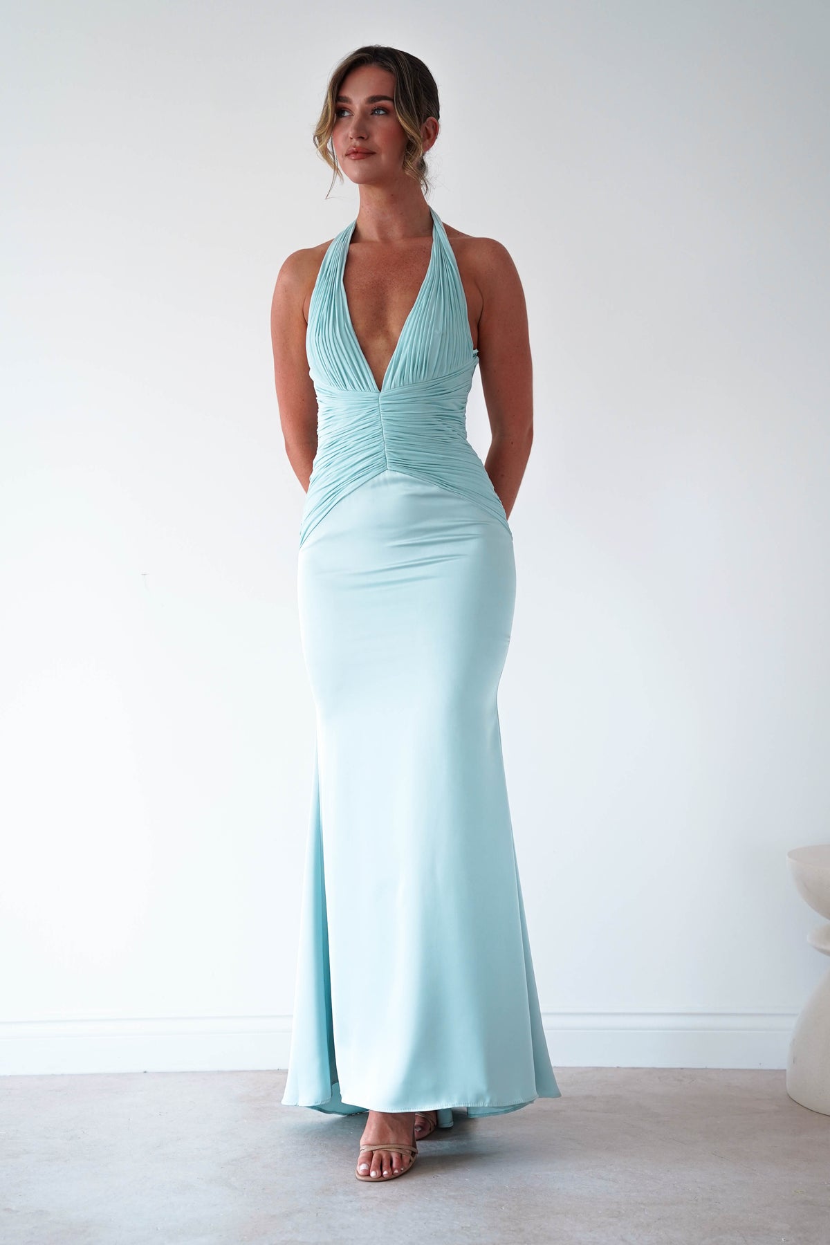 Austin Bodycon Halterneck Maxi Dress | Mint-Oh Hello Clothing