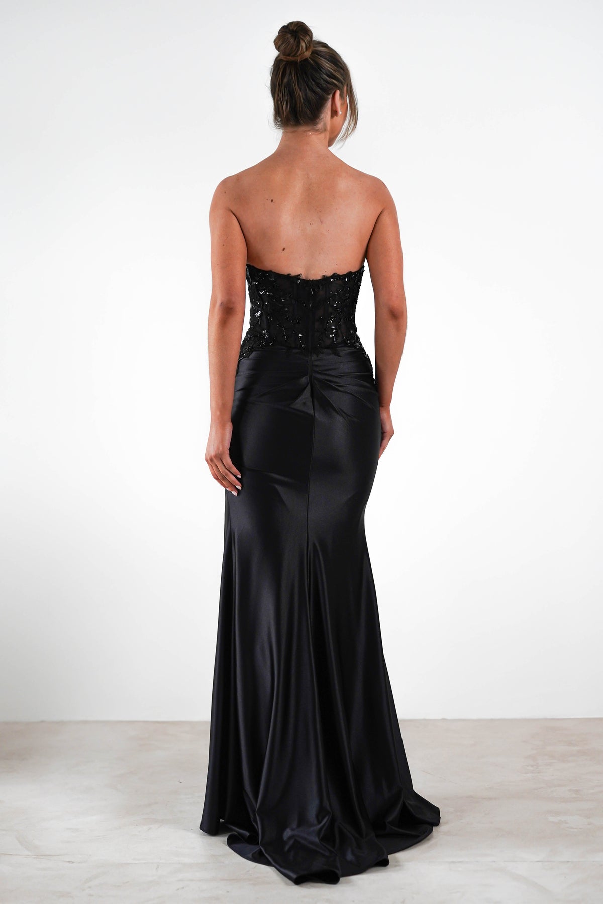 Dallas Luxe Embellished Gown | Black-Oh Hello Clothing