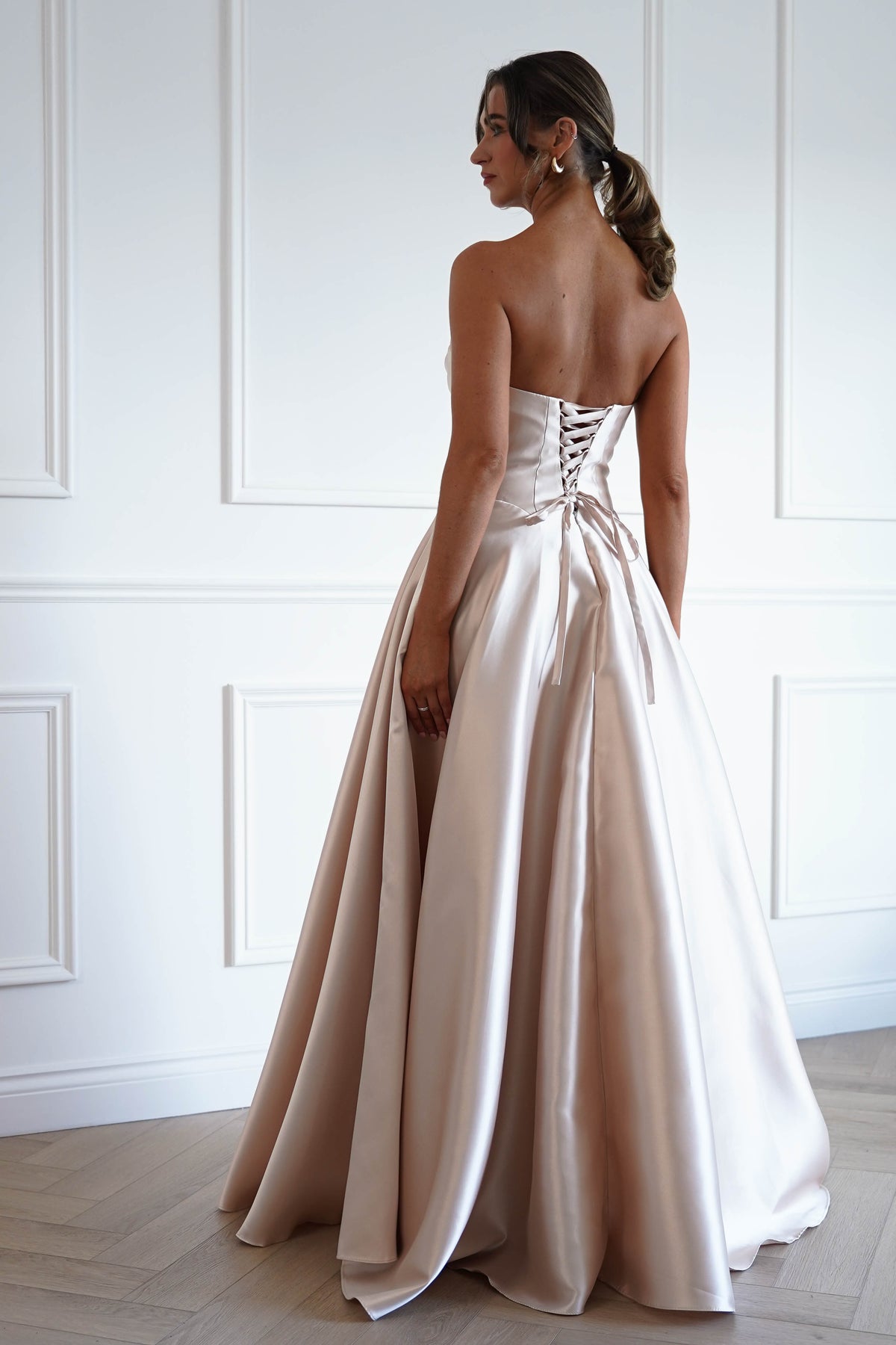 Oh Hello Clothing Women > Clothing > Dresses *DONE-F&P| 835178| TAUPE GOWN (Copy)