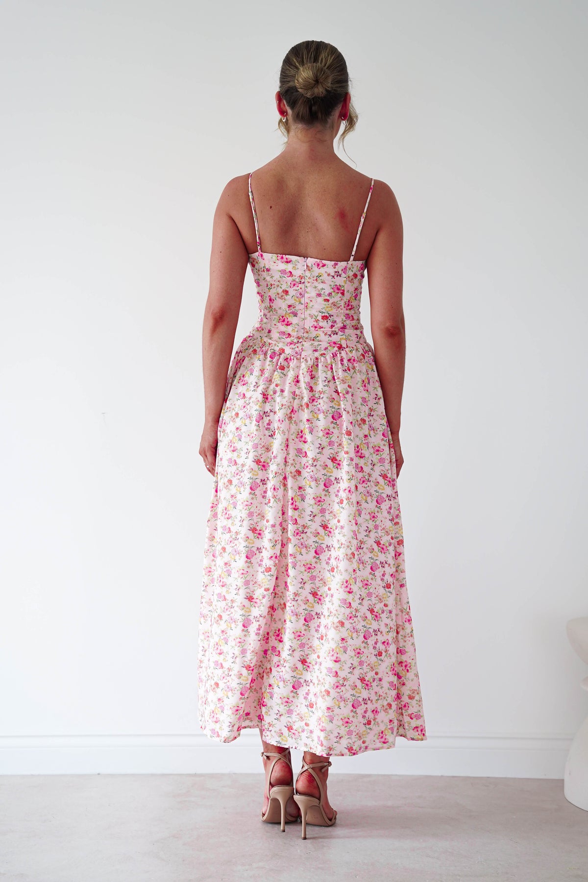 Elodie Floral Print Maxi Dress | Pink-Oh Hello Clothing