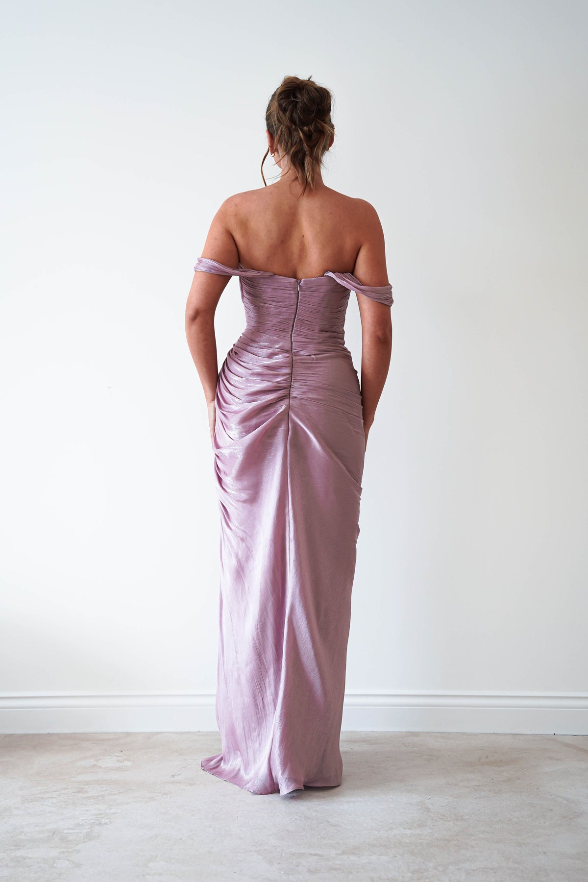 Honey Luminescent Maxi Gown | Mauve-Oh Hello Clothing