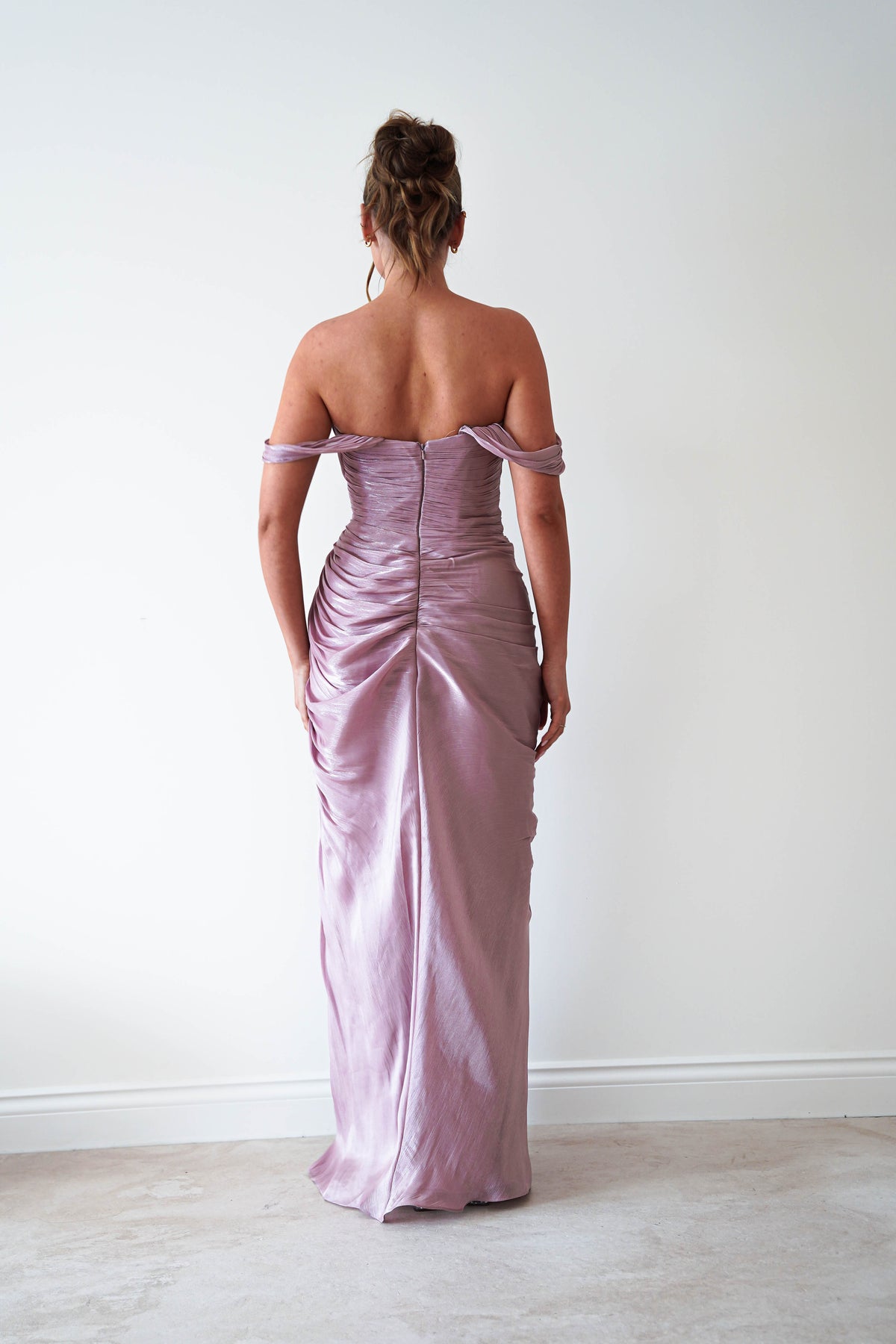 Honey Luminescent Maxi Gown | Mauve-Oh Hello Clothing