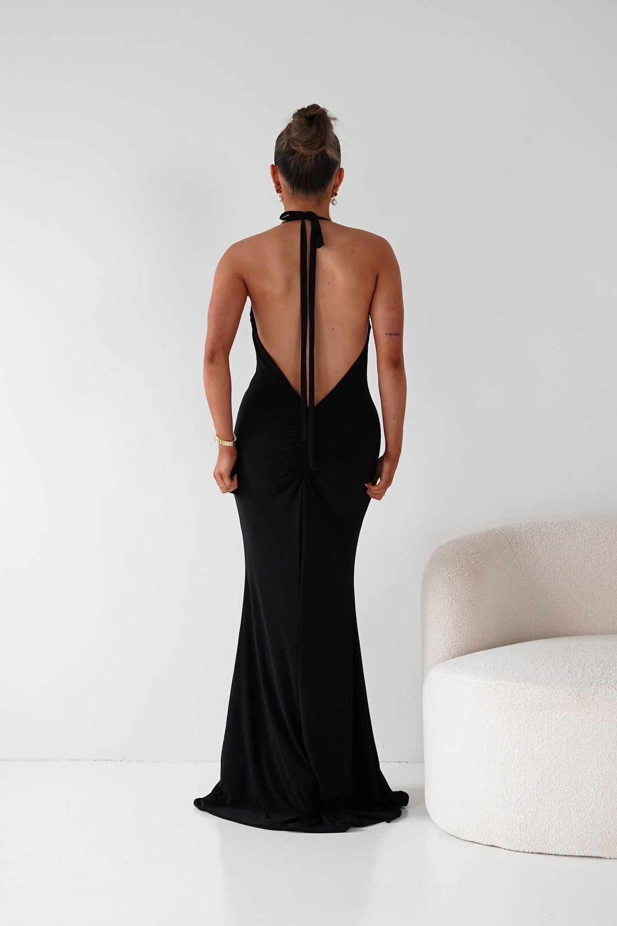 Maia Multi-Way Bodycon Maxi Dress | Black-Oh Hello Clothing