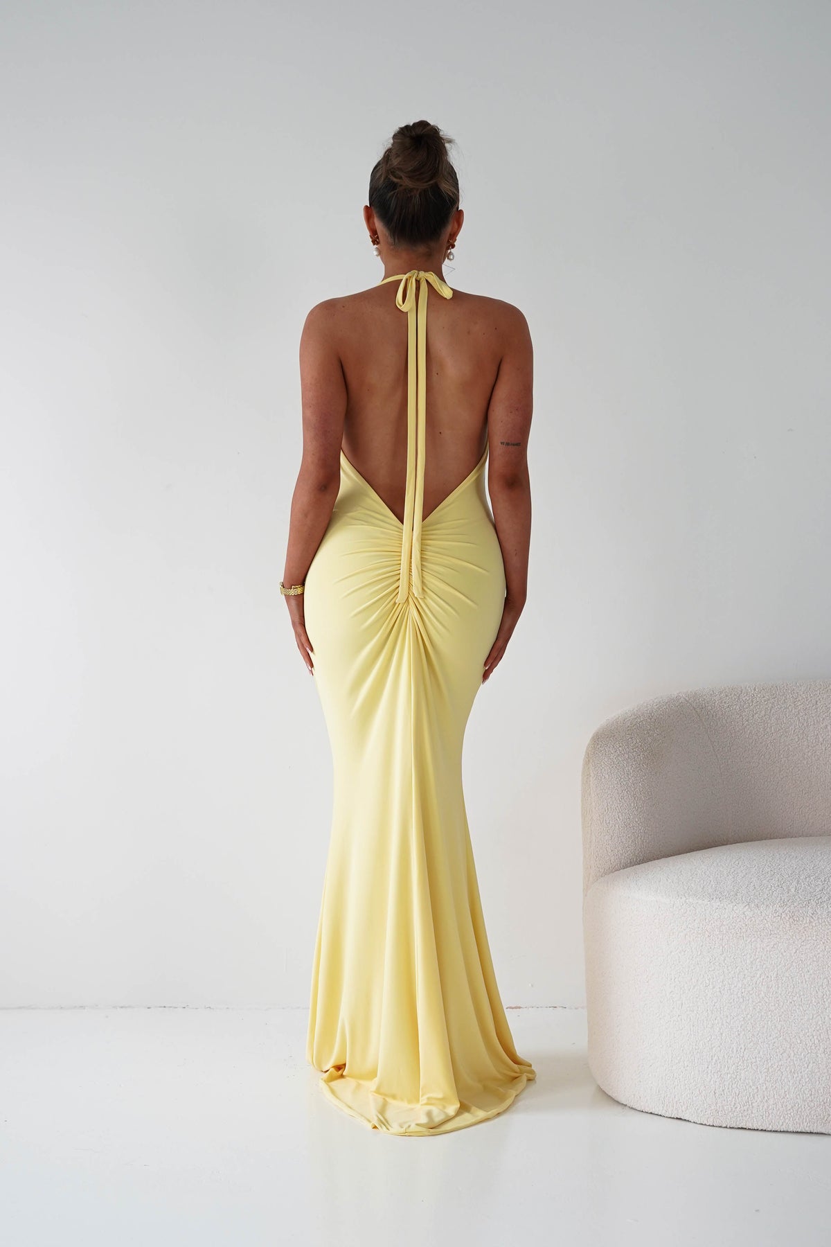 Maia Multi-Way Bodycon Maxi Dress | Yellow-Oh Hello Clothing