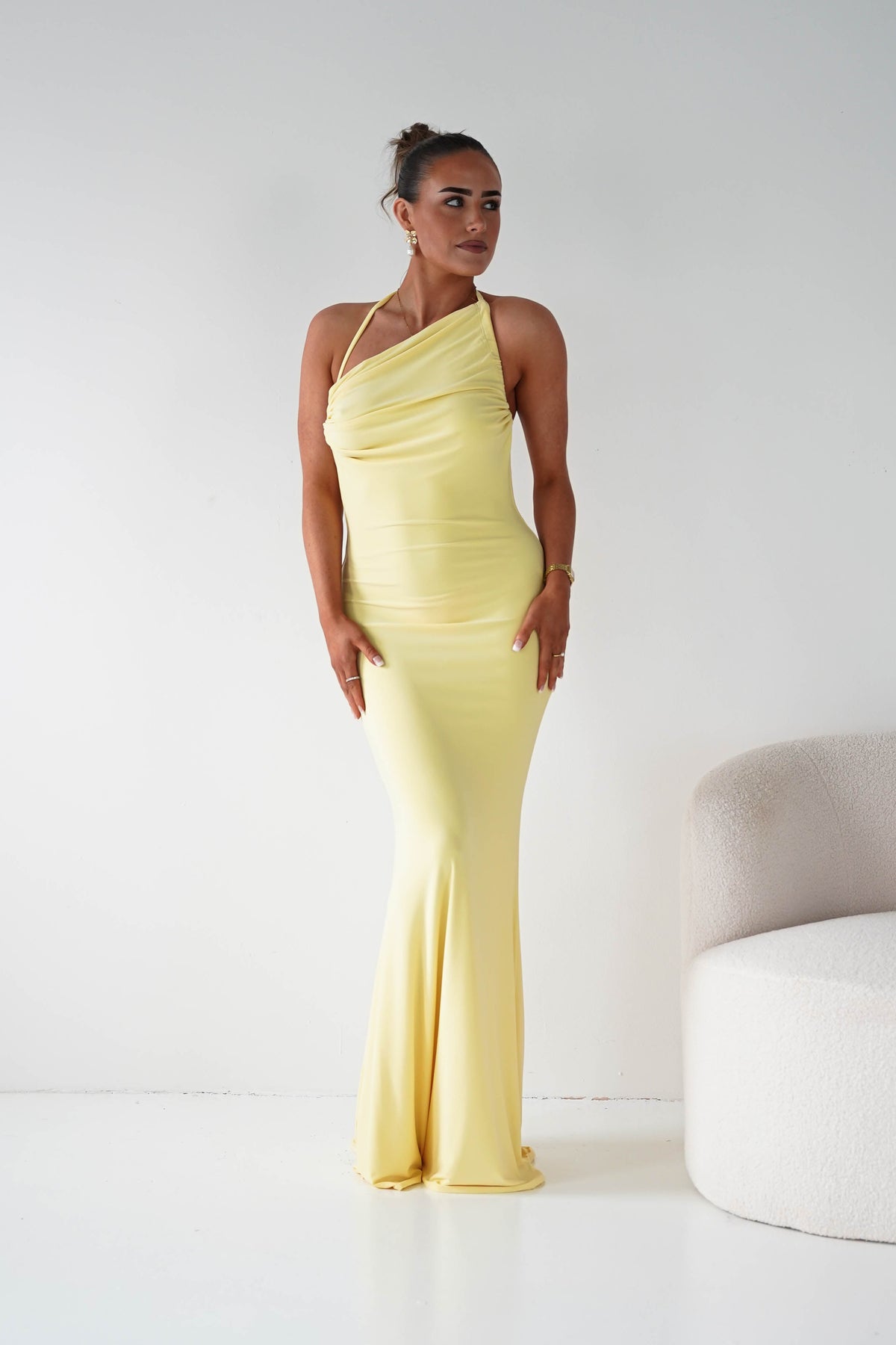 Maia Multi-Way Bodycon Maxi Dress | Yellow-Oh Hello Clothing