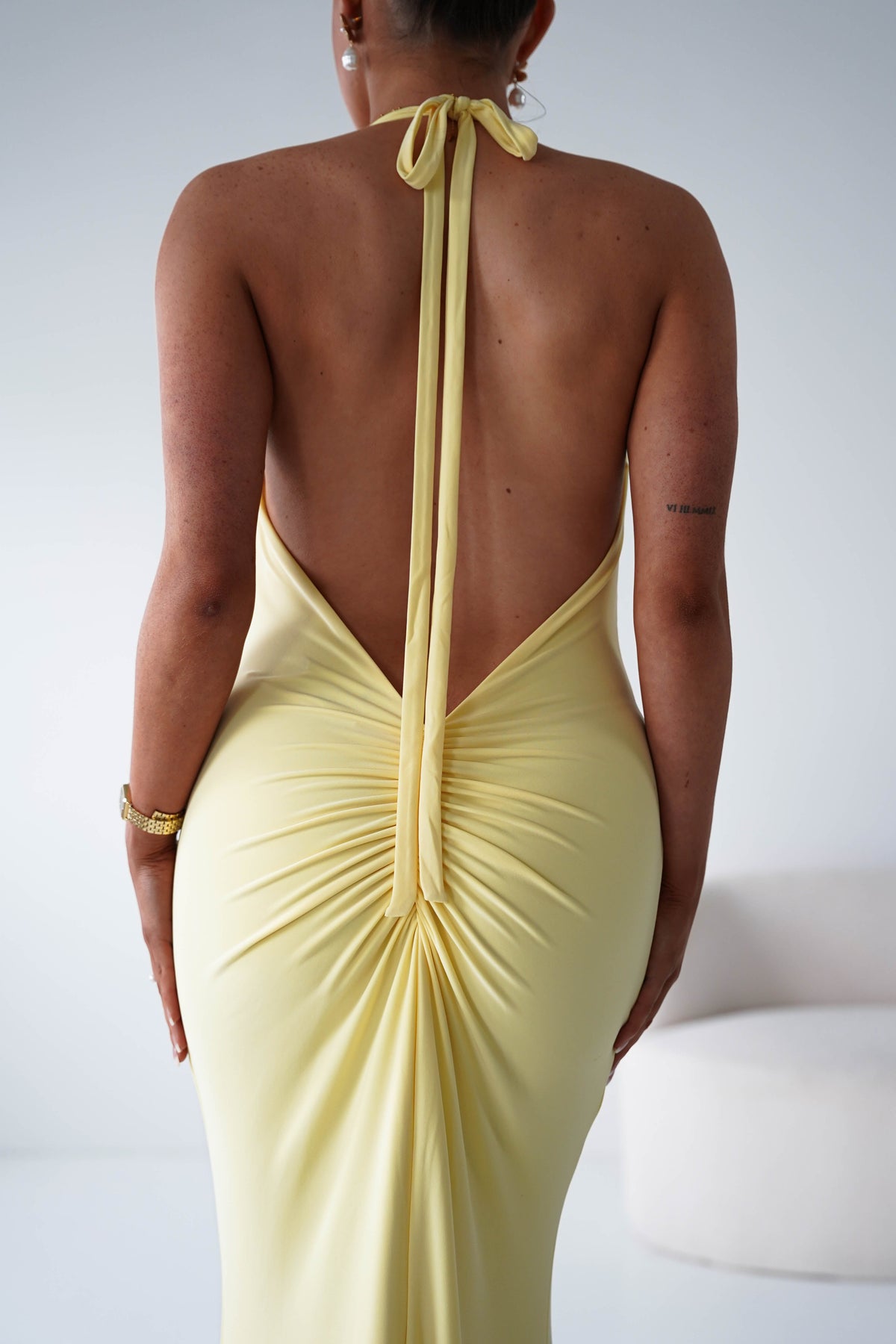 Maia Multi-Way Bodycon Maxi Dress | Yellow-Oh Hello Clothing
