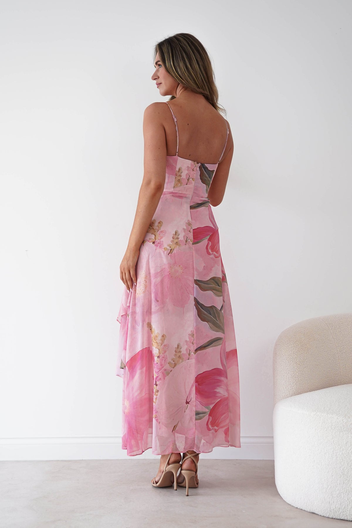 Maroma Floral Layered Maxi Dress | Pink-Oh Hello Clothing