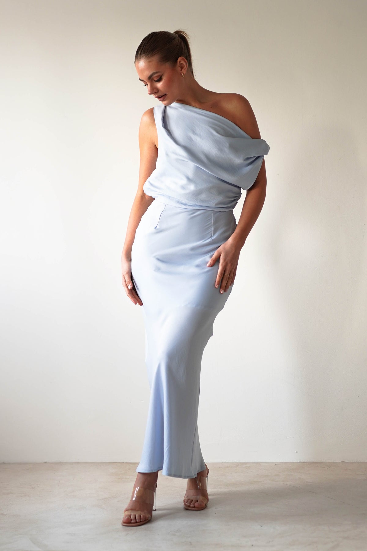 Odelle Soft Off The Shoulder Maxi | Blue-Oh Hello Clothing
