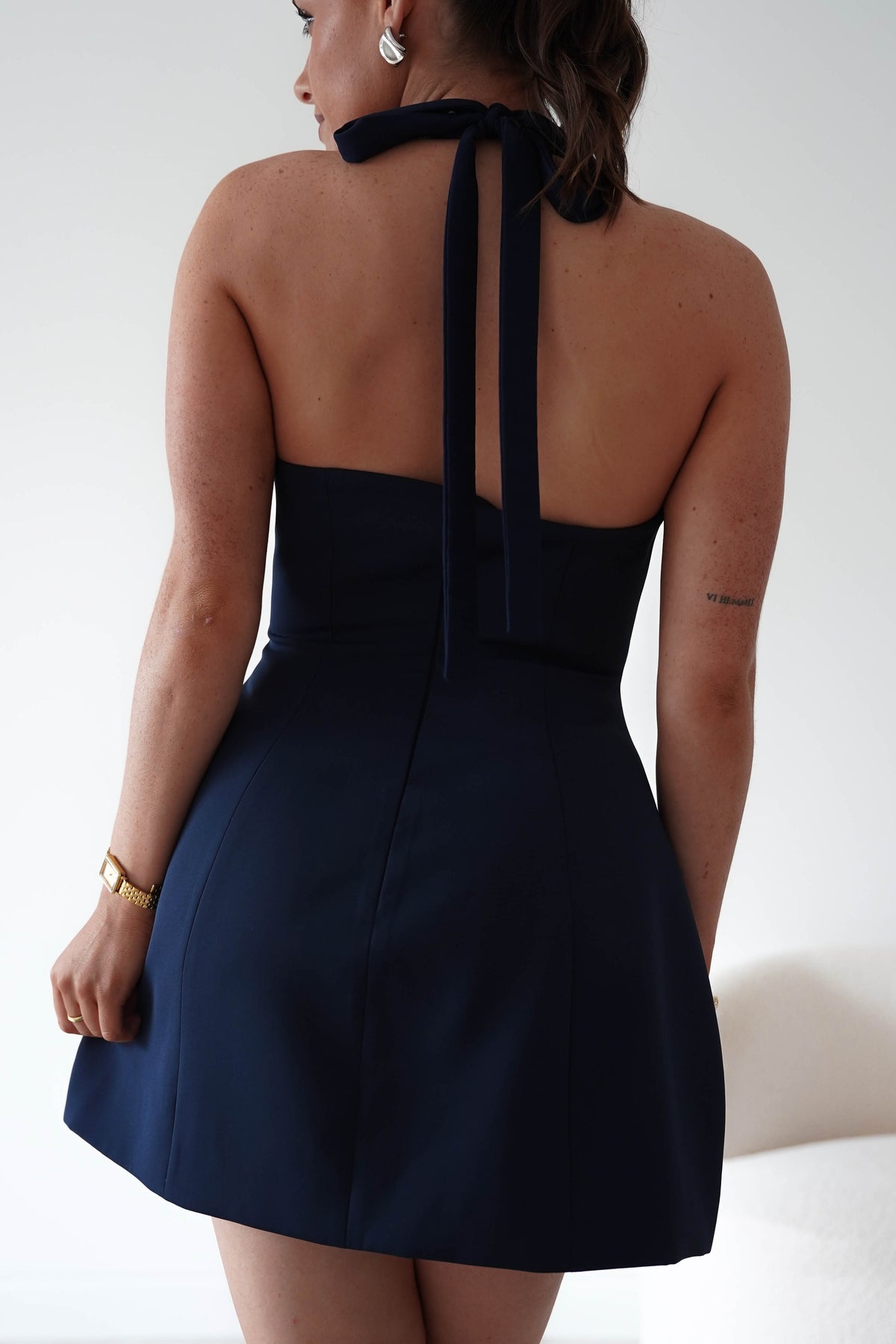 Pandora Structured Mini Dress | Navy-Oh Hello Clothing