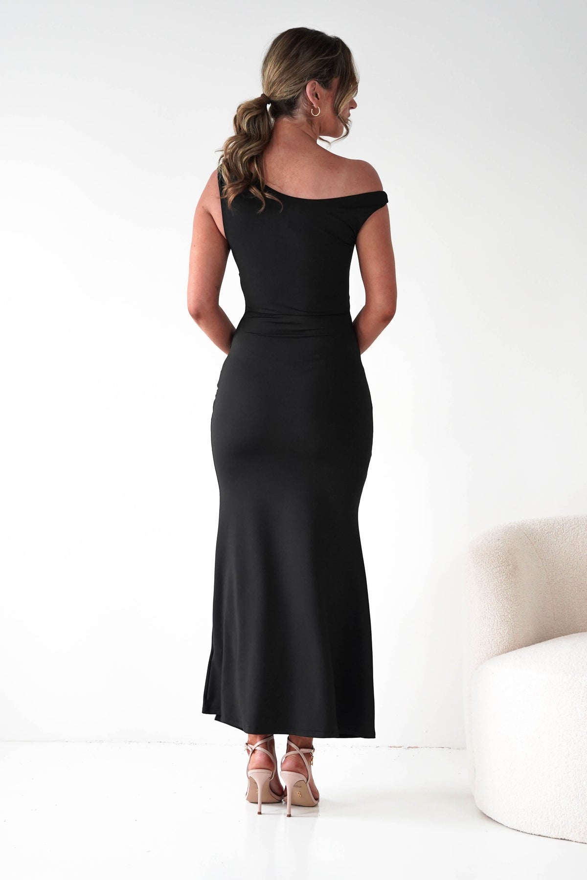 Perry Sculpting Bodycon Maxi Dress | Black-Oh Hello Clothing