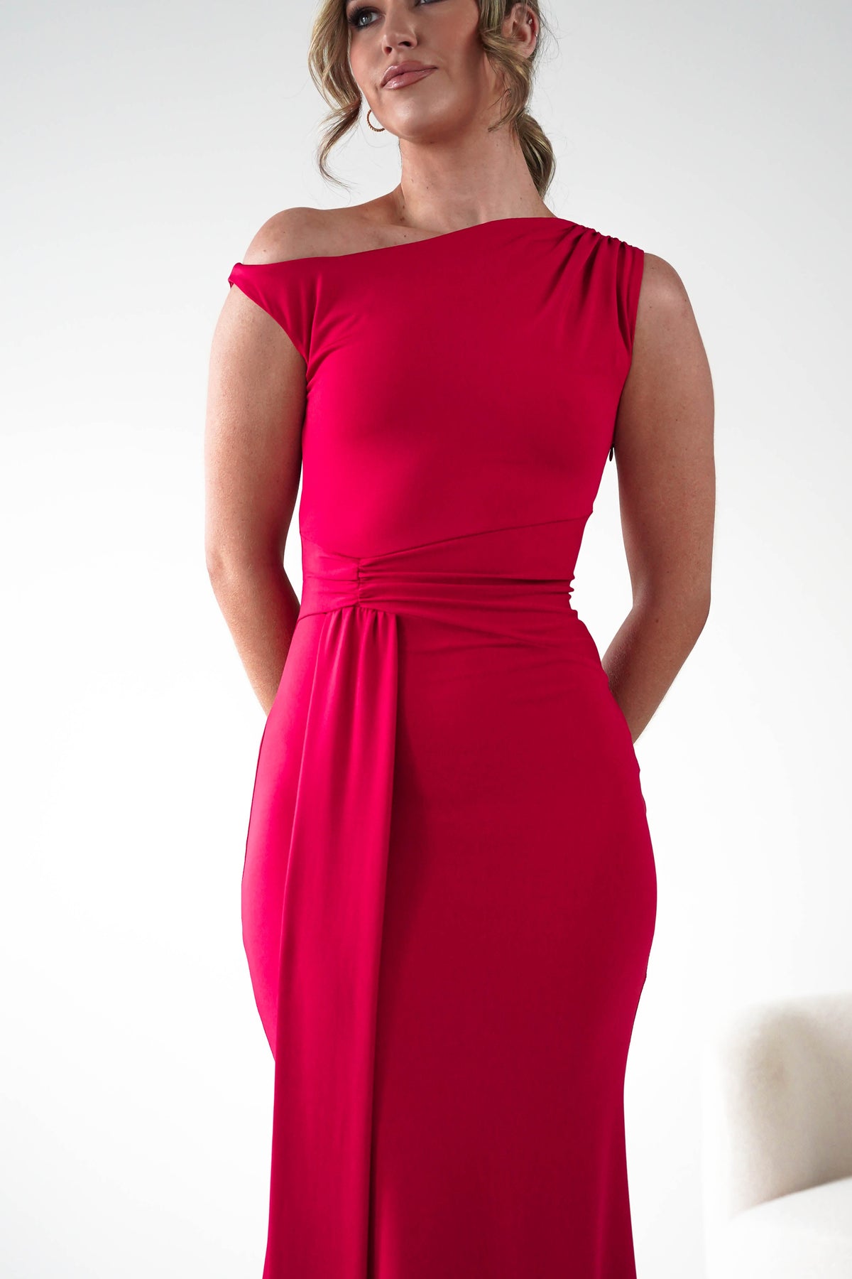 Perry Sculpting Bodycon Maxi Dress | Red-Oh Hello Clothing